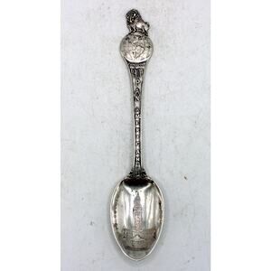 Official 1901 Pan-American Exposition Electric Tour Silverplate Souvenir Spoon